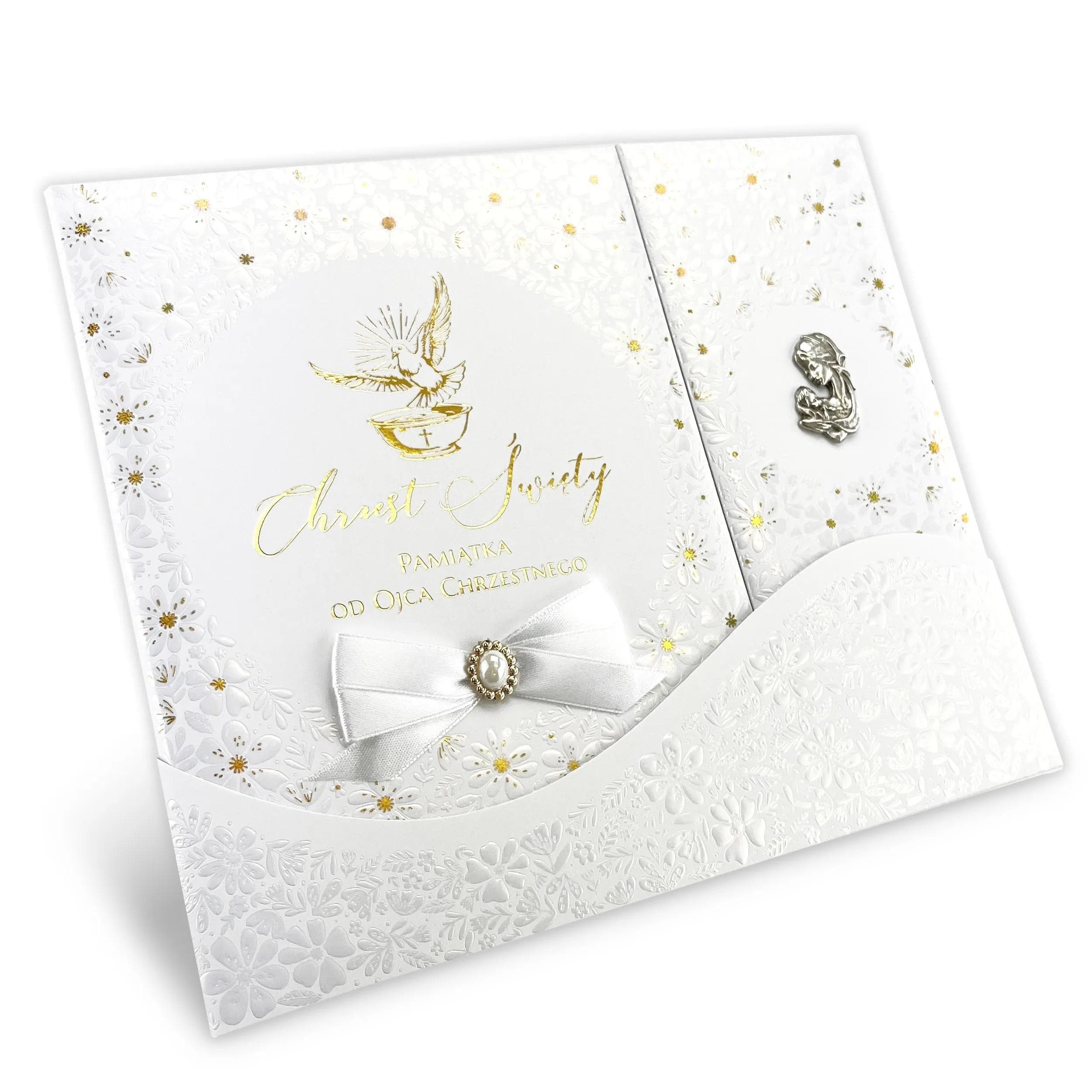 Album A4 książeczka Chrzest Święty - 25 od Ojca Chrzestnego