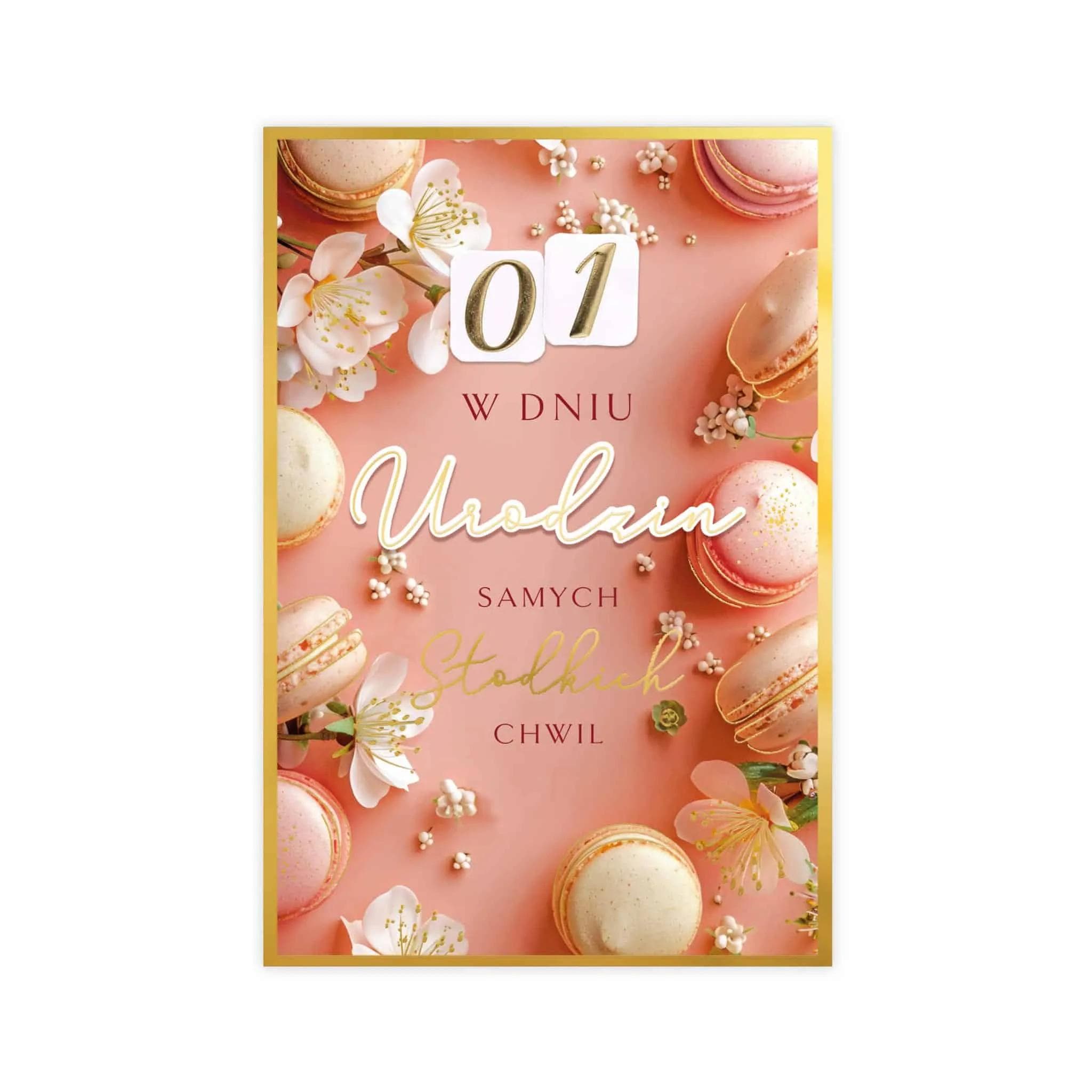 B6 Urodziny z wymienną cyfrą - 1