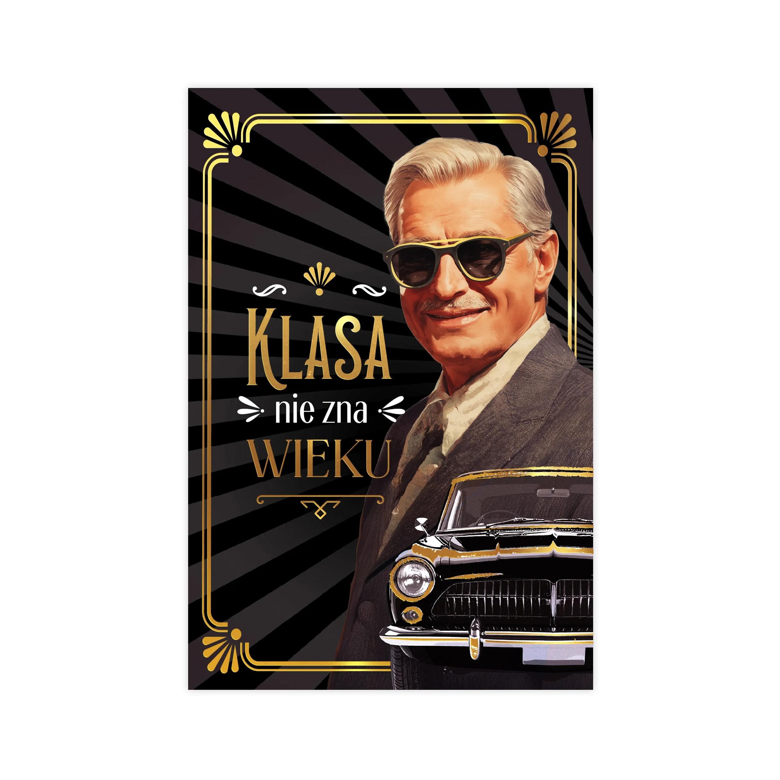 Karnet B6 Urodziny RETRO 30