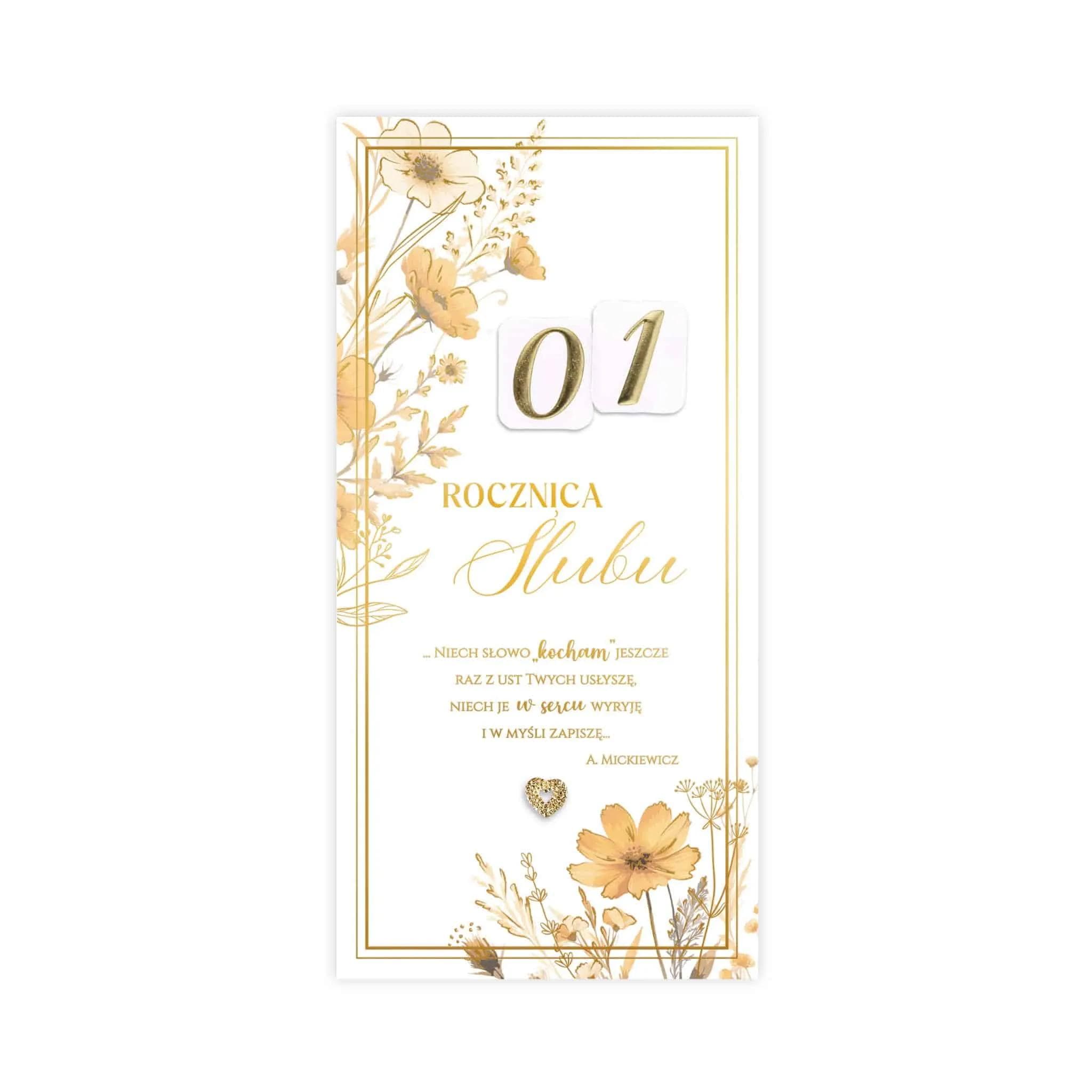 DL LUX Rocznica Ślubu z Wymienną Cyfrą - 13