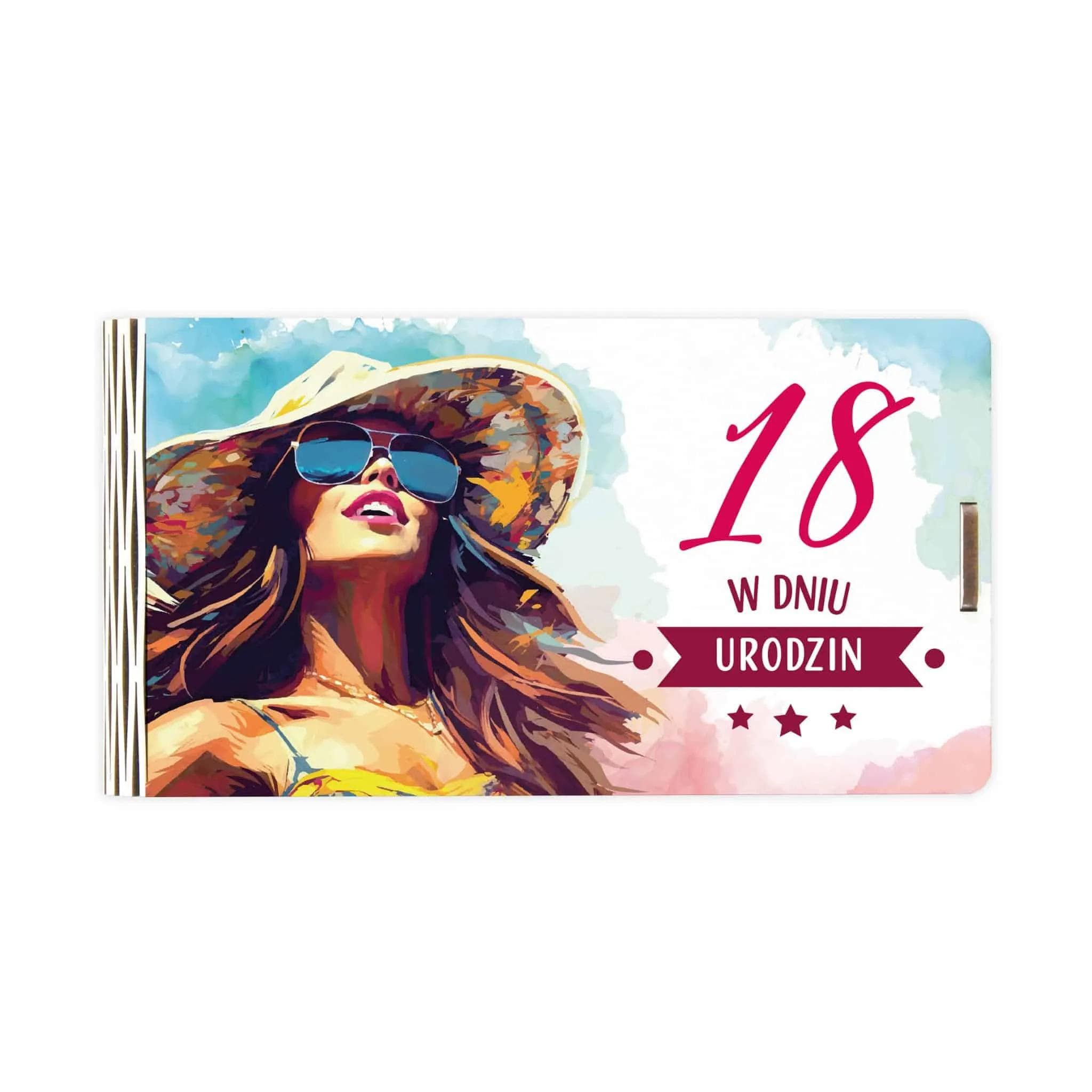 Pudełko mini drewno na 18 Urodziny - 16
