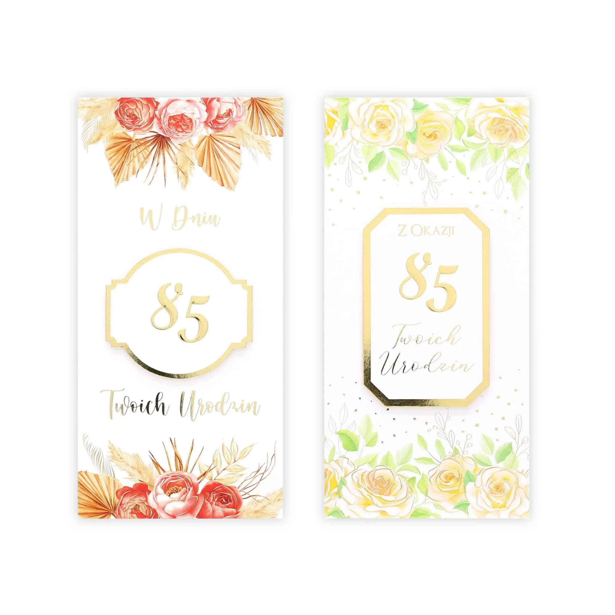 DL Kartka na 85 Urodziny - MIX